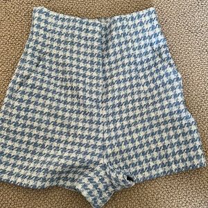 Zara super high waist shorts